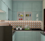 Monochrome Modular Kitchen