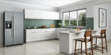 Monochromatic U-shaped Kitchen
