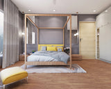 Convenient Contemporary Theme Spacious Master Bedroom