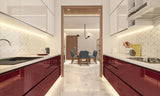 Scarlet Parallel Modular Kitchen