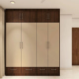Modern Open Hinged Wardrobe With Compact Interiors