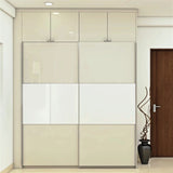 Glossy Modular Wardrobe With Sliding Doors