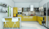 Popsicle L-Shaped Kitchen