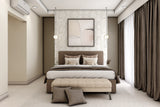 Contemporary Style Master Bedroom Design With Beautiful Decor