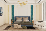Contemporary Spacious Master Bedroom With Royal Interiors