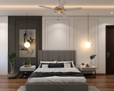 Modern Master Bedroom Design With Dual Toned Interiors