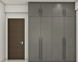 Modern Wardrobe with Dark Shades