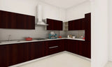 Modern Sleek L Shaped Kitchen