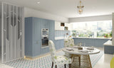 Pastel Blue U-Shaped kitchen