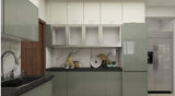 Airy Modern L-Shaped Kitchen