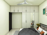 Full Height White Wardrobe For Bedroom