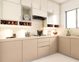 Modern Peach-Coloured Kitchen