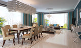 Classic Teal Dining Room