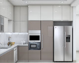 Contemporary U-Shaped Modular Kitchen Design