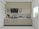 Irish Cream Contemporary Kitchen