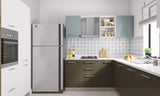 Dual-Toned Modular Kitchen