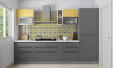 Dual-Tone Modular Kitchen