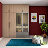 Modern Style Spacious Wooden Wardrobe Design