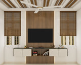 Contemporary Living Room Design With Wooden Textures