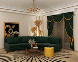 Art Deco Themed Spacious Living Room