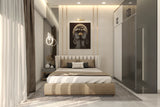 Contemporary Grey Master Bedroom Design