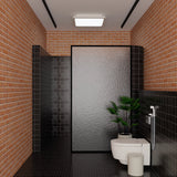 Rustic Themed Spacious Convenient Bathroom Design