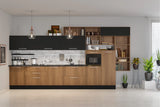 Contemporary Style Spacious Modular Kitchen Design