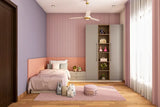 Pink And White Modern Spacious Kids Room Design
