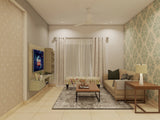 Contemporary Style Spacious Sized Living Room