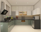 Modern-Style Spacious Budget Modular Kitchen Design