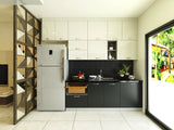 Ultramodern Parallel Kitchen