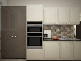Bright Parallel Modular Kitchen