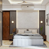 Modern Style Compact Sized Master Bedroom