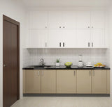 Light Brown Modular Kitchen