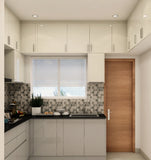 Grey-White Contemporary Kitchen