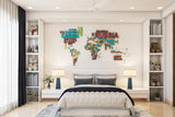 Modern Kids Room Design With World Map